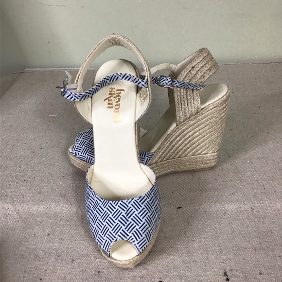 Beyond Skin Women’s Peep Toe Wedge Espadrilles Sz. 38/8US EUC - Picture 5 of 10